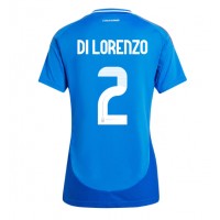 Italy Giovanni Di Lorenzo #2 Replica Home Shirt Ladies Euro 2024 Short Sleeve